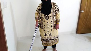 Big Ass & Huge Boobs Hijabi Maid Fucked by Owner When She Cleaning His Bedroom