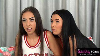 Simon Kitty & Lola Heart engage in a hot game of seduction & pussy licking - S8:E4