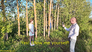 Small Teen Ass Gets Rough Stretched in the Sunset