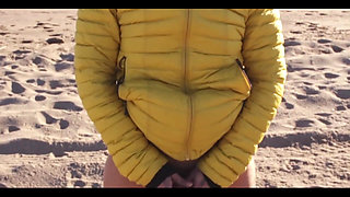 Beach Masturbation