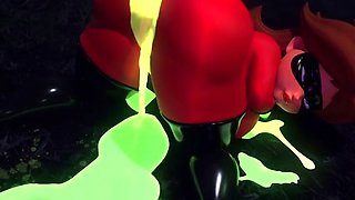 Princess Daisy gets railed by a ghost multiple times