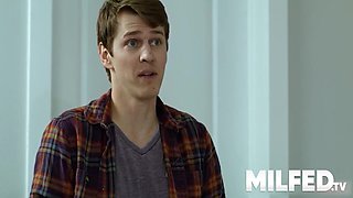 Cheating Milf Seduces The Young Delivery Boy - Milfed 11 Min With Sage Roux And Rachael Cavalli