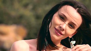Teen Adel Morel shows her perfect body