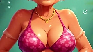 Granny Animation Sticky Mess