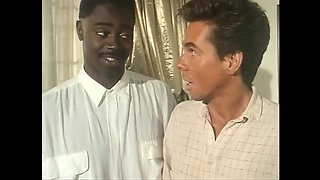 Beautiful Vintage Sexy Milf With Hairy Pussy Fucked In Ass And Pussy By Three Monster Black Cocks Cumming In Her Mouth