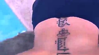 Mexicana blowjob with her big boobs