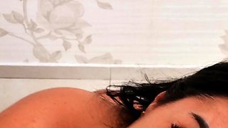 Sexy solo girl loving masturbation with toys