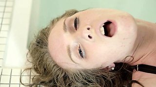 Amateur MILF fucked finger toy orgasms cumshot on pussy