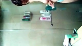 Spying on Sensual stepmom in shower