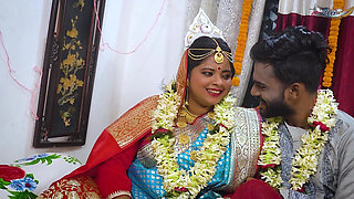 Desi Newly Married Husband Wife Hardcore Fuck at First Night