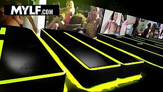 Hot MILF Shares Her Mouth at Fancy Restaurant - Rough POV Blowjob & Doggy Style
