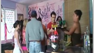 Teens party and fuck