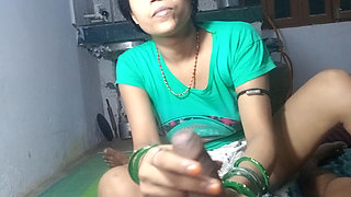 Indian husband sucked his wife's penis, after that he fucked his wife's pussy with his penis