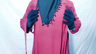 Indian beautiful hijabi Muslim couple thirsty for sex