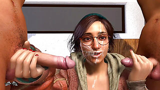 Alma is HUNGRY for some COCKS 3D animation by VirtualHeaven