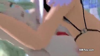anime 3d animated big tist pool sex