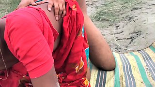 Dinajpuri Best Desi Bengali Boudi in Red Saree Fucked at Outdoor Fucked My Bengali Boudi Very Hot - Most Perfect Bengali Boudi