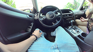 Deep Blowjob in My Car with Safira Yakkuza