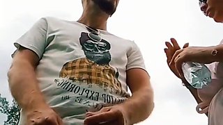 Cumming in My Stepmom's Mouth in the Park