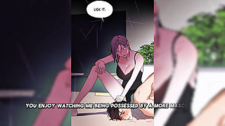 DEGRADATION: Mistress Compares Cuckold's Cage To Lover's Cock Size