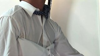 Cutie college twink asspounded by DILF