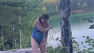 Swimming Naked, Mud, Flashing on a Highway