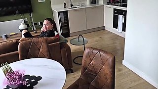 Stepmom Fucks Son While Having Phone Sex With Dad - Cheating MILF Creampie
