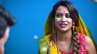 Desi Bihari Bhabhi Hardcore Threesome Sex with Her Two Debar When She Was Alone at Home Full Movie ( Hindi Audio )