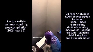 Summer Road Trip Pee Compilation Part 2