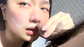 Japanese Mature Couple's Bathroom Sex Tape