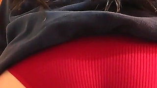 I Love to Make My Neighbor Horny by Rubbing My Ass Against His Cock