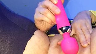 Sex Machine Dildo Hard Pounding with Anal Play