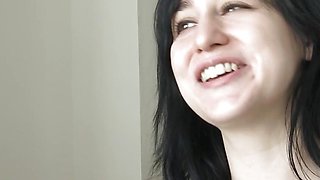 Ersties - Dark Hair Beauty Brooklyn Rubs Her Clit Until Her Legs Start Shaking