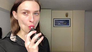 Mistress Smokes and Spits - Femdom Domination POV
