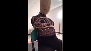 Amateur fetish BDSM action with redhead