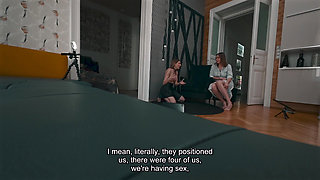S5e4 Bts Pt1: Step Mom & Fanta Sie Blowjob Prep in Sexy Tease Setup?