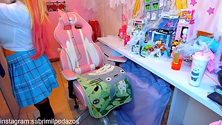 Delightful busty beauty incredible sex video