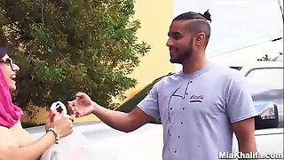 Mia Khalifa - arab porn star toys her vagina on webcam for her admirers