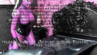 Fetish princesses in latex using bdsm toys