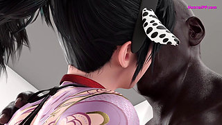 Akali MILF Suck BBC Cock ( Uncensored )