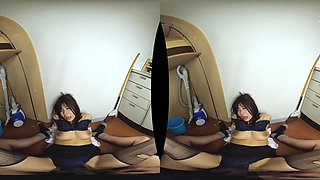 Glamour teen seductress hot VR sex video