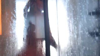 Big boob brunette masturbates on webcam