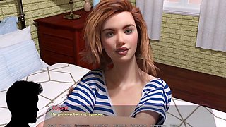 Cartoon sex, anime hentai, romantic kiss