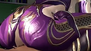 Ziyan Bigtits Goddess in a 3D Paradise - 3D Animation