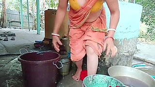 Rajlaxmi Aunty the physician gets naughty with her wifey in the bathroom