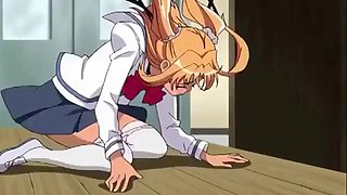 Lusty hentai teacher takes care of morning wood: Big Tits, Blowjob  Babe Porn