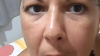 Our cum in mouth and swallow compilation #4