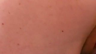 Freckled Amateur Fingers Her Meaty Hairy Pussy Till Reaching Orgasm