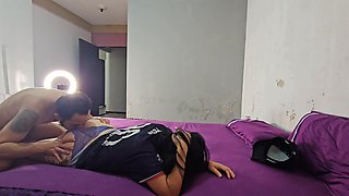 Married Amateur Arrives From the Stadium Excited and Gives an Amateur Fuck Receiving Cumshot in Her Ass