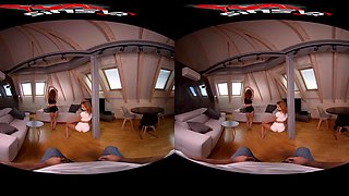 Nikki, Kitty - Double The Fun; Lesbian Striptease